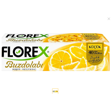 Florex Buzdolabı Poşeti Küçük Boy 40'lı