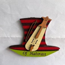Of Hatırası Keşanlı Çay Bardağı Kemençe Magnet