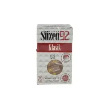 Süzen92 Sigara Ağızlığı Filtresi Klasik 30'lu Kutu