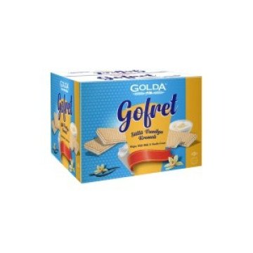 Golda Sütlü Vanilya Kremalı Gofret 1 kg