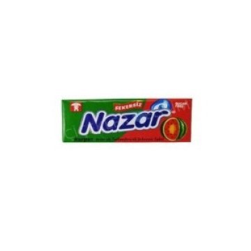 Nazar Karpuz Aromalı Şekersiz Sakız 5'li 