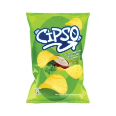 Cipso Tırtıklı Yoğurtlu ve Mevsim Yeşillikleri Aromalı Patates Cipsi 160 G