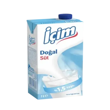 İçim %1,5 Yağlı UHT Süt 1 lt
